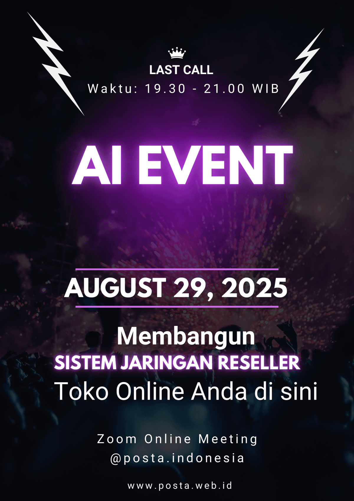 Event - Membangun Sistem Jaringan Reseller Toko Online Anda Disini