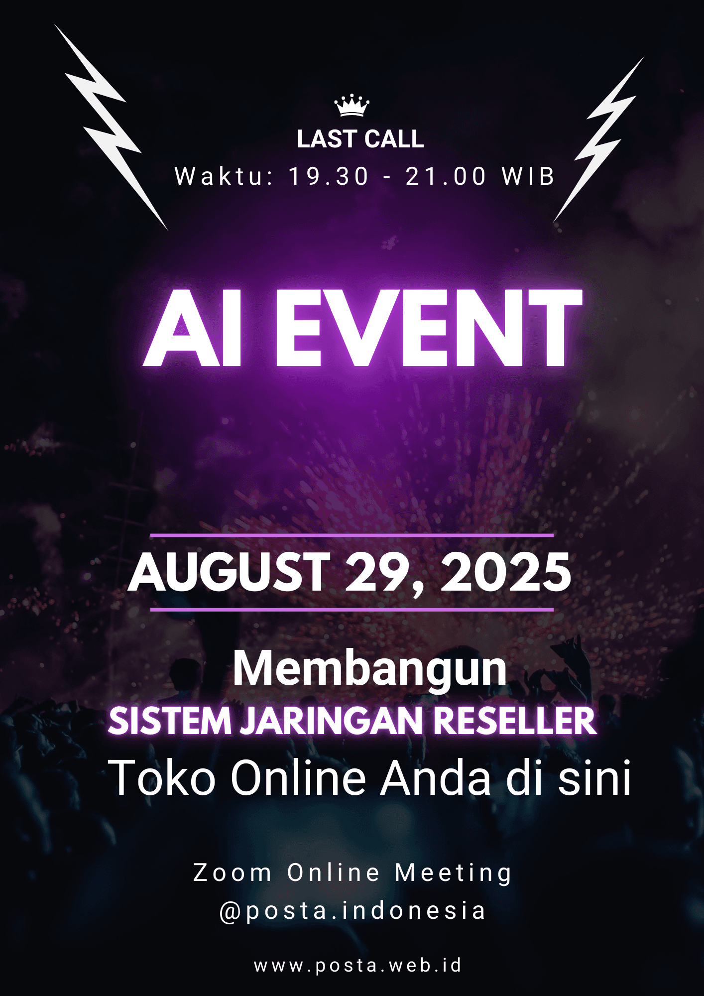 Event - Membangun Sistem Jaringan Reseller Toko Online Anda Disini